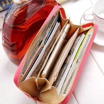 

Fashion Lady Women Leather Clutch Wallet Long Card Holder Case Purse Handbag Phone Holder Case Clutch Handbag