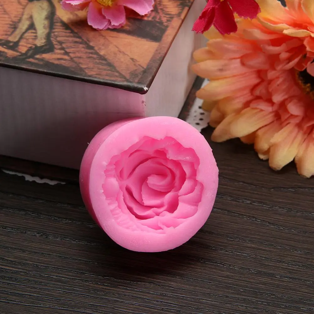 Силиконовая форма в форме маленькой лилии пиона для мастики шоколада мыла формы