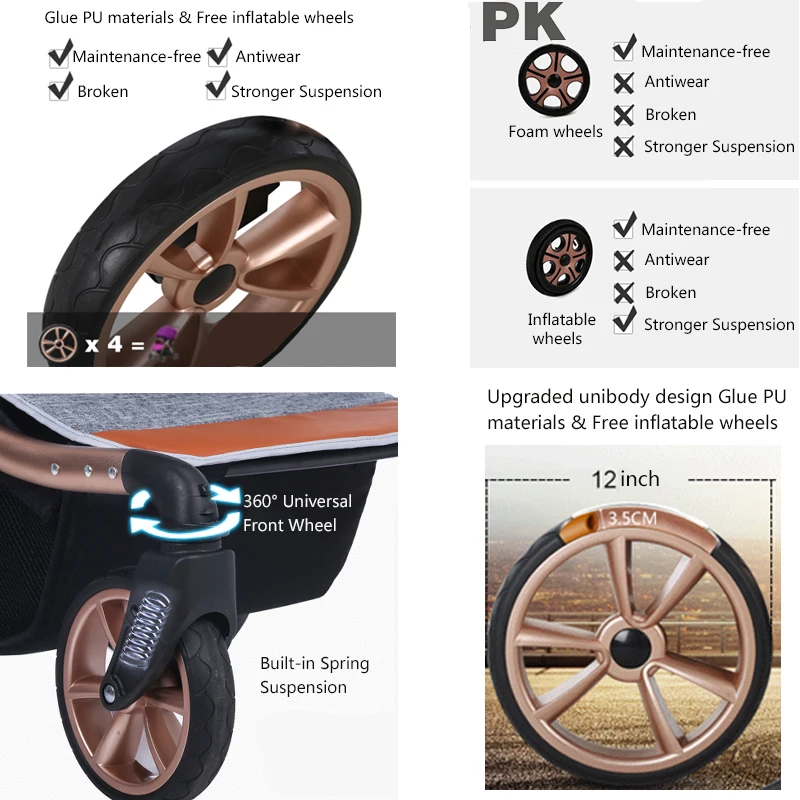 4 wheels hot sale baby stroller factory directly wholesale baby products of all types
