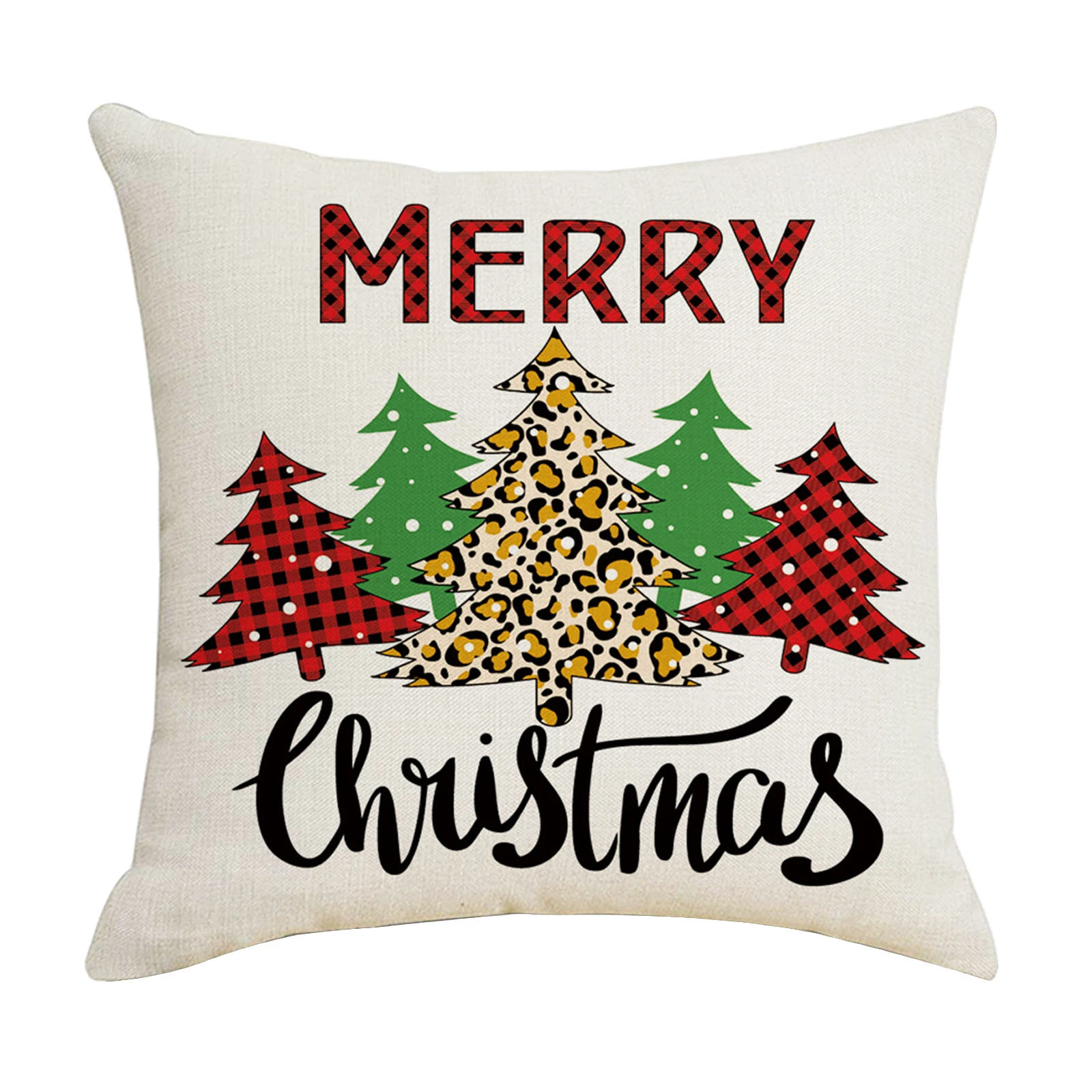 2022 Christmas Fashion Covers 2022 Christmas Pillowcase Square Cotton Cushion Cover Throw Pillow Case Xmas  Decoration For Home Natal Pillowcase 45X45Cm *25|Pillow Case| - Aliexpress