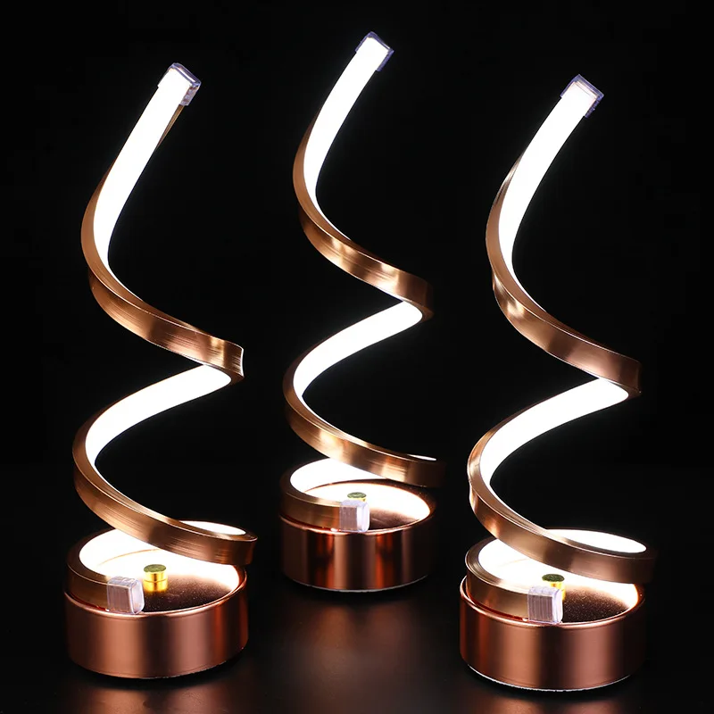 Bar Table Lamp Battery Rechargeable Led Night Lights Modern Portable Desk Stand Light Fixtures Restaurant Bedside Home Deco | Лампы и