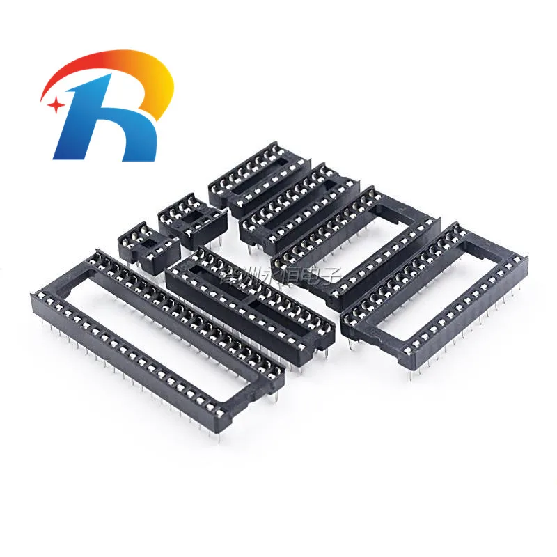IC-Sockel Set DIP 6-28 Pin – 66 Stück Lötadapter Für Mikrocontroller, Chip-Buchsen & Steckdosen