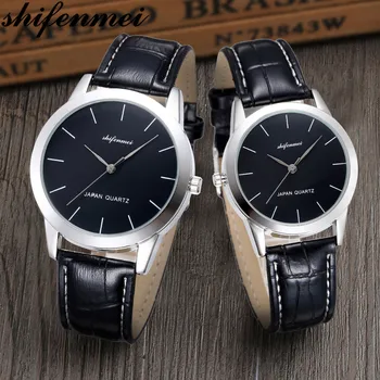 

Shifenmei Lovers Watch Couples Watches Fashion Women Wristwatch Men Leather Sports Quartz Watch Relogio Masculino Montre Femme