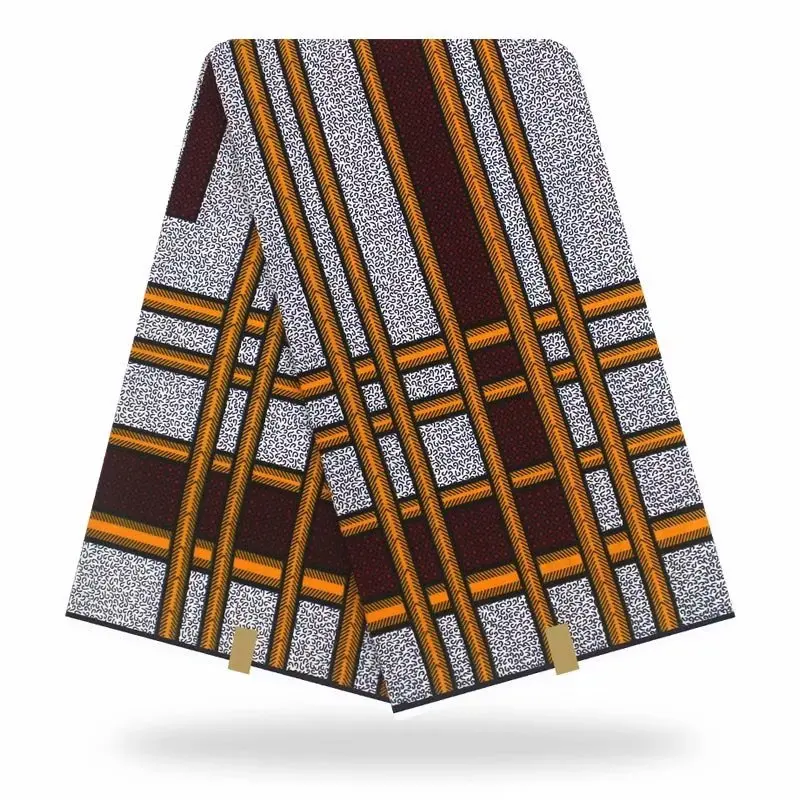 ESEWING Lastest Анкара ткань, Африканский воск печати ткань хлопок 6 ярдов для шитья восковое платье Гана Нигерия воск ткань 1909061 - Цвет: 22