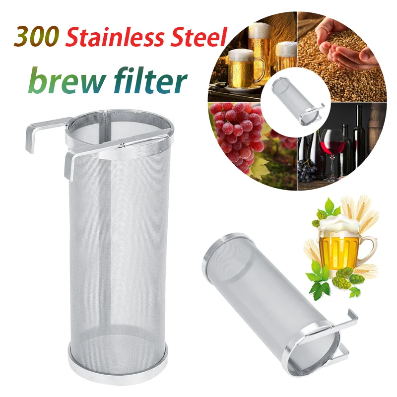 300 Micron Stainless Steel Hop Spider Mesh Beer Filter Homemade Brewing Home Coffee Hopper Home Brew