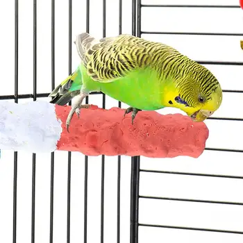 

2pcs/1pc Parrot Perch Cuttlebone Durable Safety Calcium Parrot Acessary Pet Bird Perch Parrot Perch for Birds Parrot