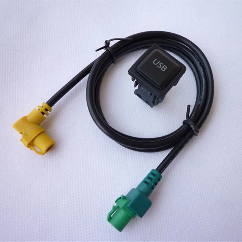 Автомобильный USB AUX переключатель кабельный жгут RCD510 RNS315 для VW Golf MK6 MK5 Sagitar