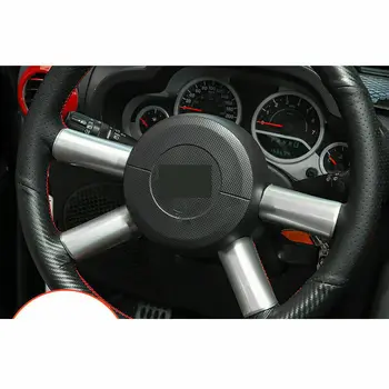 

Interior Steering Wheel Cover Trim Decoration Car High quality ABS 4 Pcs/set Accessories