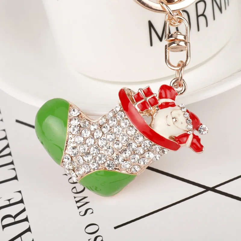 2019 модные ювелирные изделия милый брелок металлический сплав Рождество цепочка