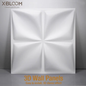 

30cm 3D Plastic Molds For 3D Tile Panels Mold Plaster Wall Stone Wall Art Decor Plastic Form 3D wall panel sticker ceiling panel