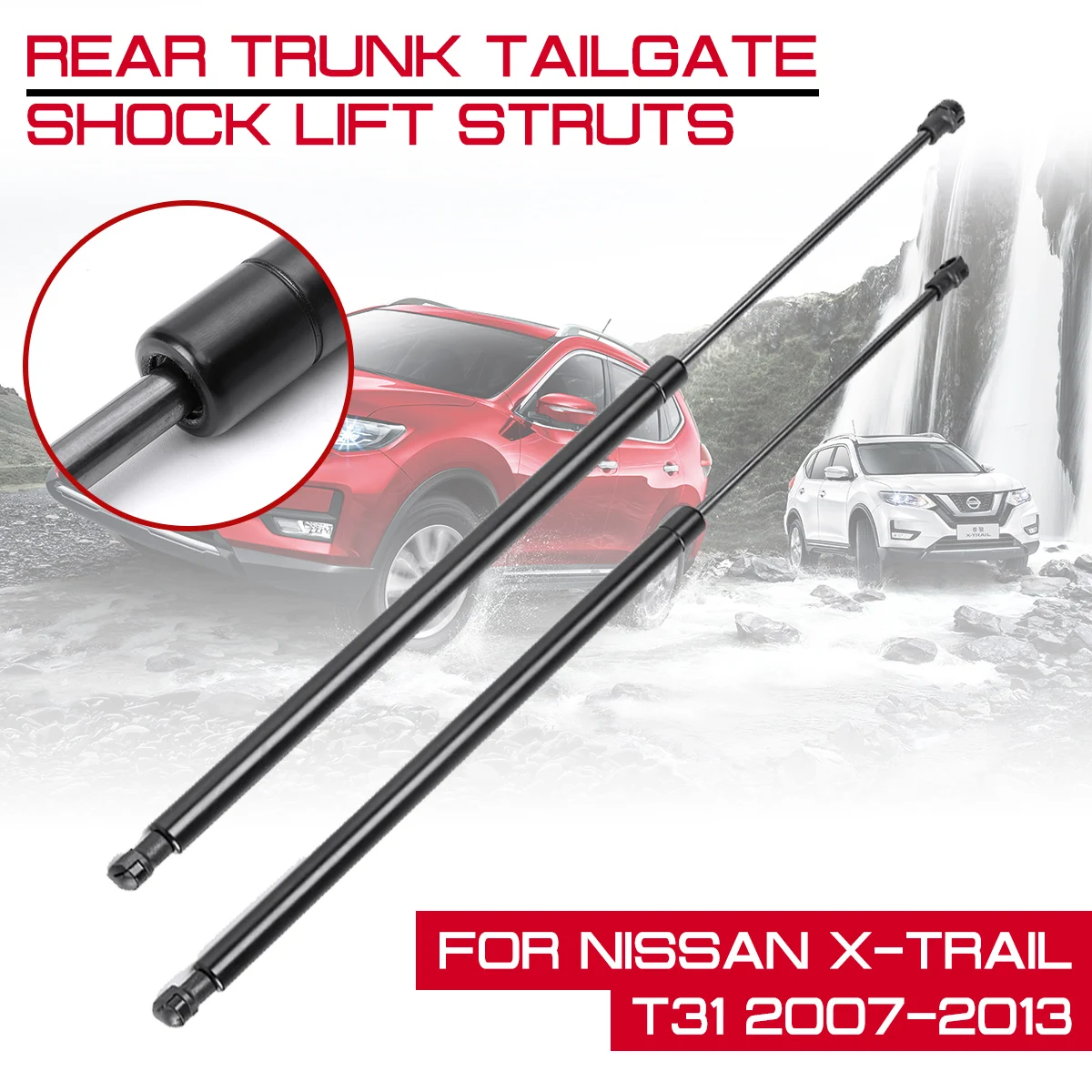 Genuine Nissan X-TRAIL T31 2.0-07-14 GAS Strut si adatta POSTERIORI SINISTRO 90451JG40B