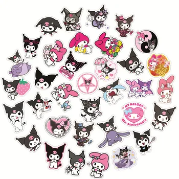 

10/50PCS Kawaii Cartoon Kuromi Graffiti Stickers DIY Motorcycle Luggage Guitar Skateboard Cool Stickers Decal ClassicToy for Kid