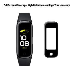 Image 2 - 3PCS HD Schutz Film Für Samsung Galaxy Fit 2 R220 Smart Uhr Full Screen Protector Abdeckung Für fit2 R220 (nicht Gehärtetem Glas