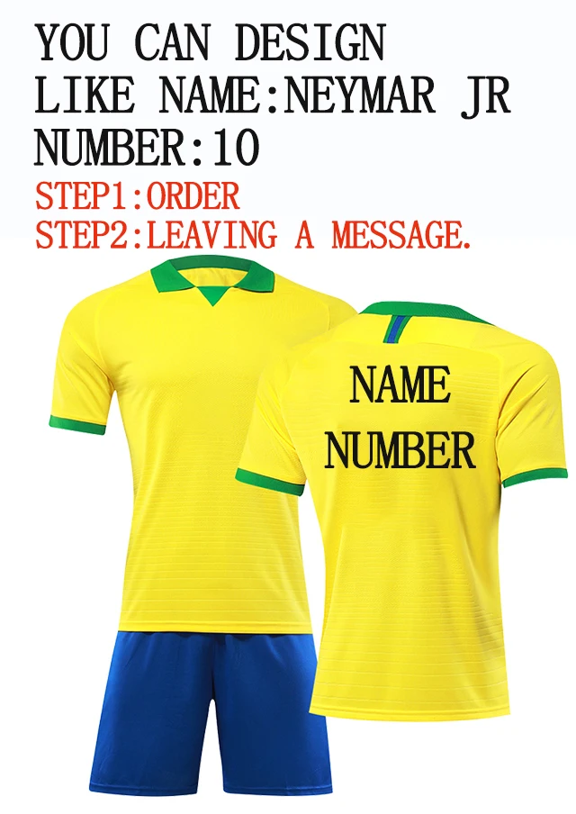 Футбольные Футболки для мальчиков; футбольные костюмы в бразильском стиле; детские спортивные костюмы; детские футбольные комплекты на заказ; Униформа; Бесплатные Носки