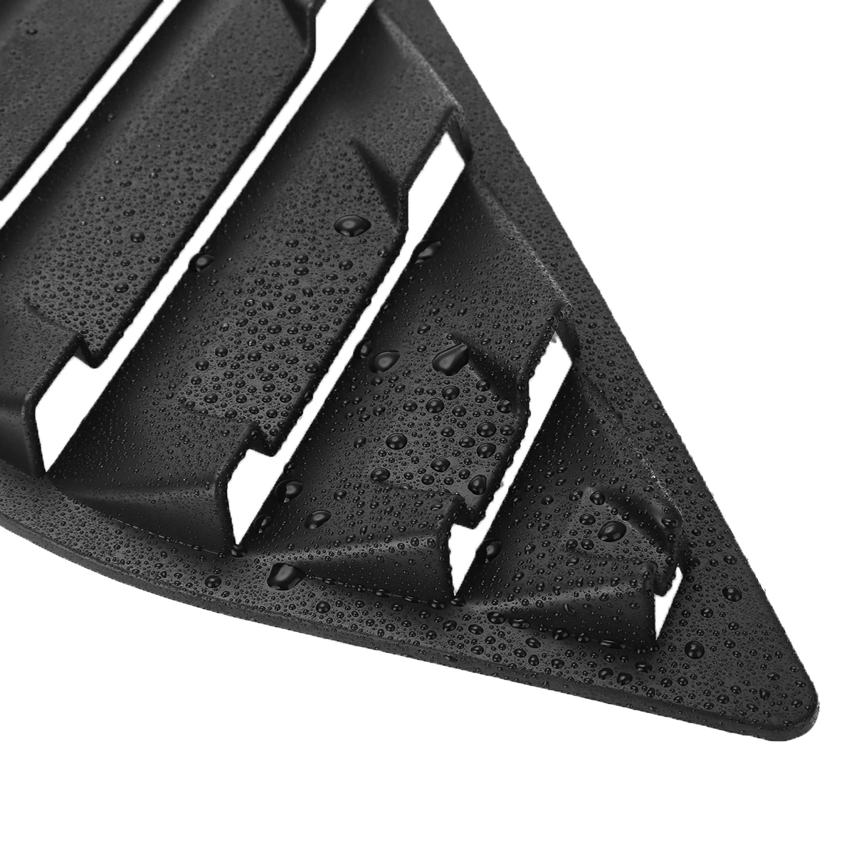 Mayitr 2pcs Matte Black Car Window Side Louvers Vent Louver Cover Scoop For Ford Focus ST RS MK3 Hatchback