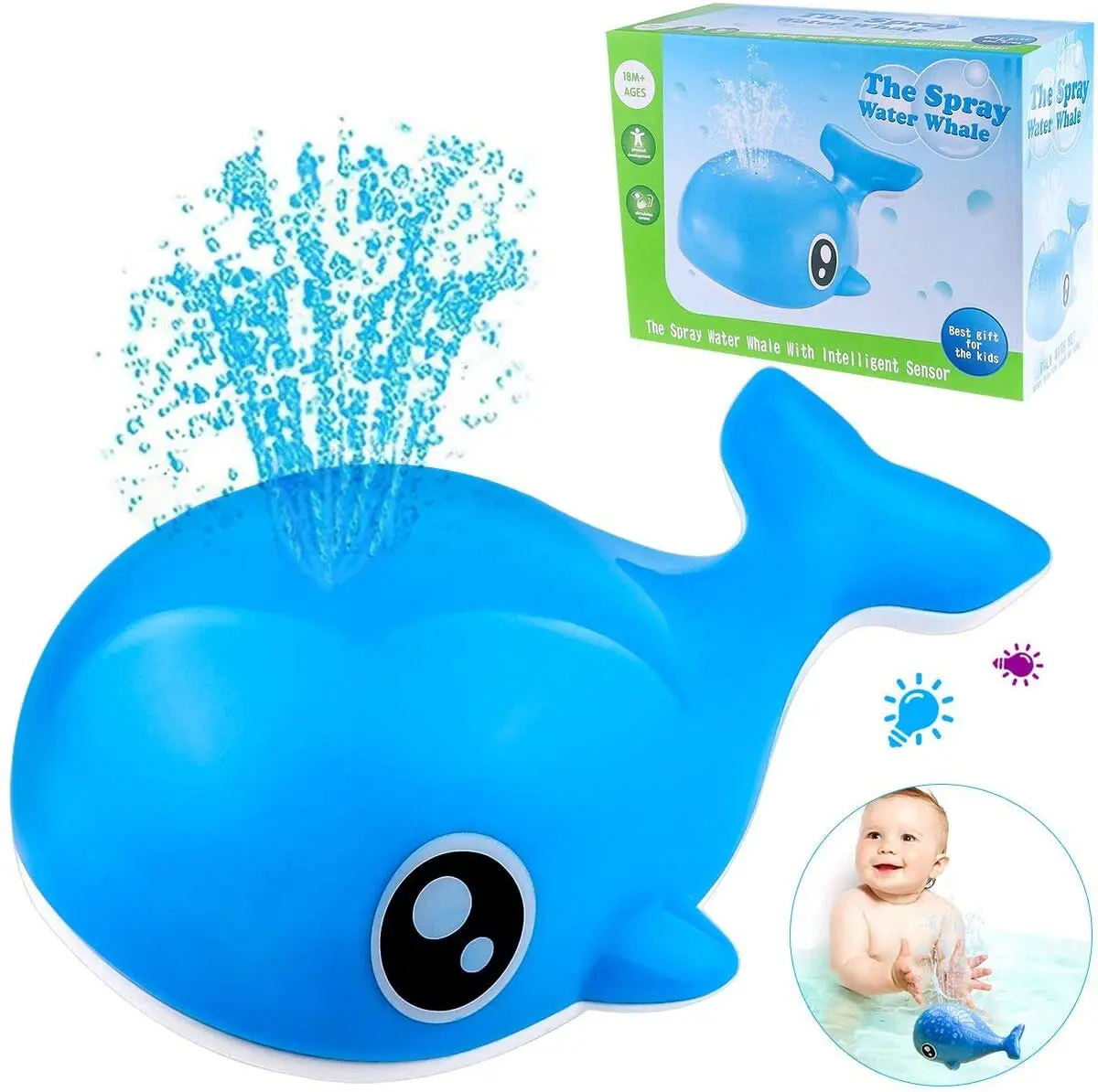 whale bath toy holder