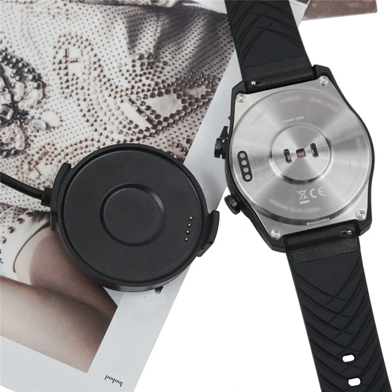 1 м Usb данных и зарядный кабель для Ticwatch Pro Bluetooth Смарт часы зарядное устройство Замена Usb зарядка док-станция с кабелем для зарядки