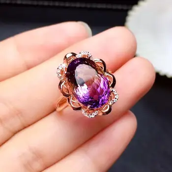 

Ametrine ring Natural And Real Ametrine Ring Wedding Engagement Rings for Women 925 sterling silver Ametrine Ring