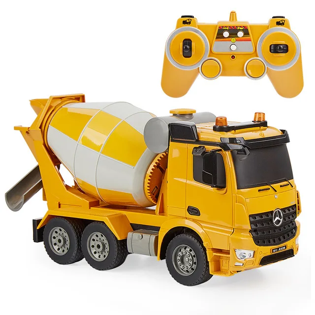 

2.4G Anti-interference Remote Control Mixing Toy Car Cement Car Tanker Simulation Engineering Car Children's Toy Model