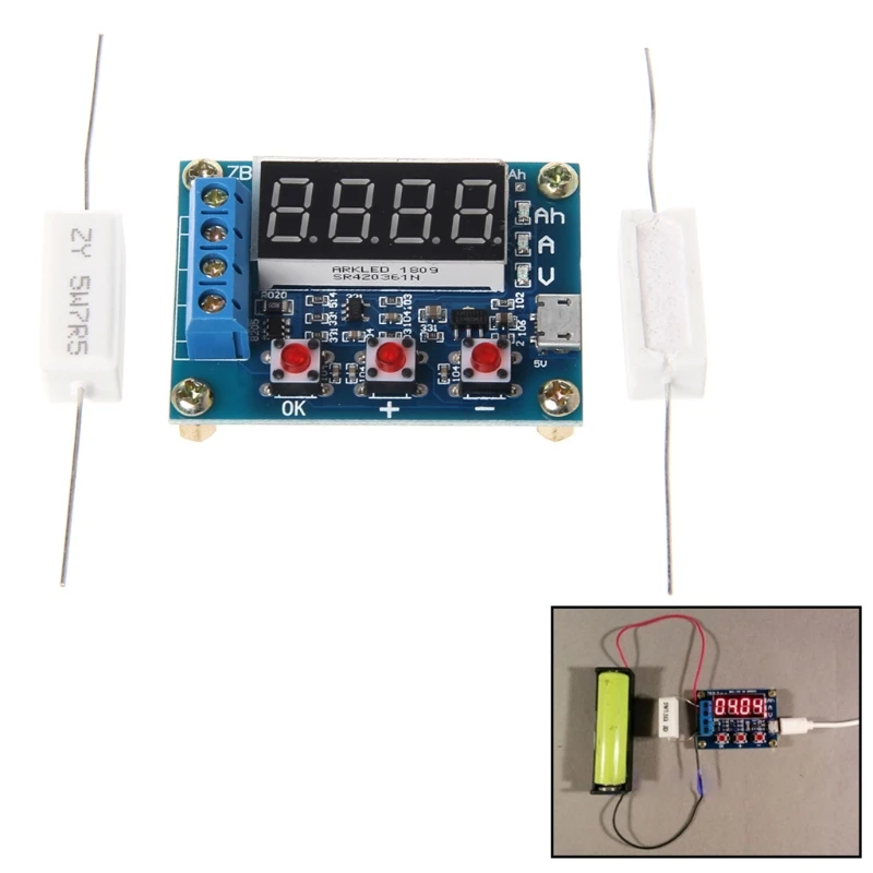 Анализатор разряда ZB2L3 li ion литиево свинцово кислотный|discharge tester|battery capacitycapacity meter |