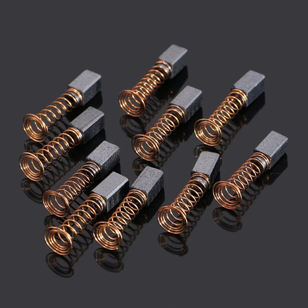 

20pcs Mini Drill Carbon Brush Dremel Rotary Tool Spare Parts for Generic Electric Motor Power Tool Accessories 5x5 x8mm 10 Pairs