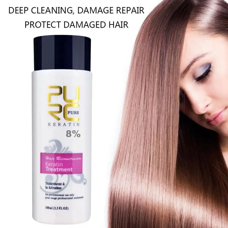PURC Keratin Hair Treatment And Purifying Shampoo Hair Care Products Set 12% Formalin Brazilian Keratin Shampoo Hot Sale PURC Keratin Hair Treatment And Purifying Shampoo Hair Care Products Set 12% Formalin Brazilian Keratin Shampoo Hot Sale