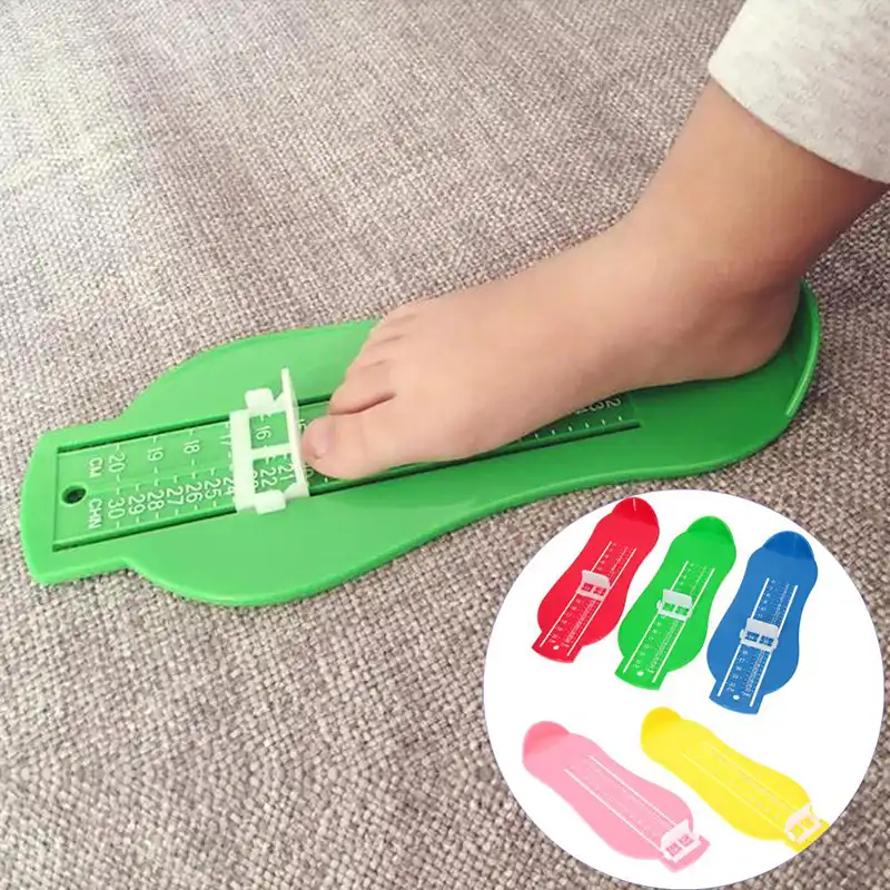 Hot Newborn Toddler Baby Foot Length Measuring Tools Measure Gauge Shoes Size Fashion 5 Color Measuring Ruler Infant Care Nail Care Aliexpress