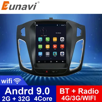 

Eunavi 2 Din Android Car Radio Multimedia Player For Ford focus 2012-2015 Audio stereo Vertical screen 4G 64GB Navigator GPS RDS