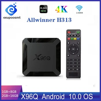 

X96Q Smart Box Android 10.0 TV Box Allwinner H313 Quad Core 2GB 16GB Support 4K Android TVBox X96 Q Set Top Box Media Player