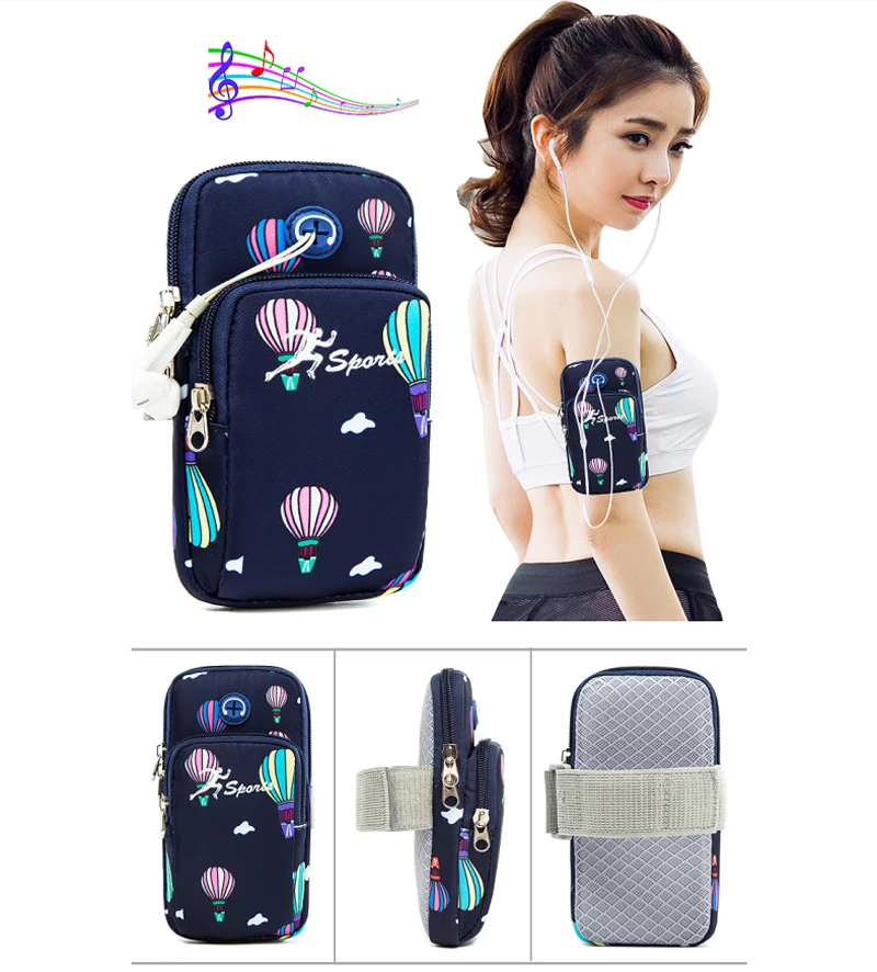 Universal Waterproof Sport Armband Bag Running Jogging Gym Arm Band