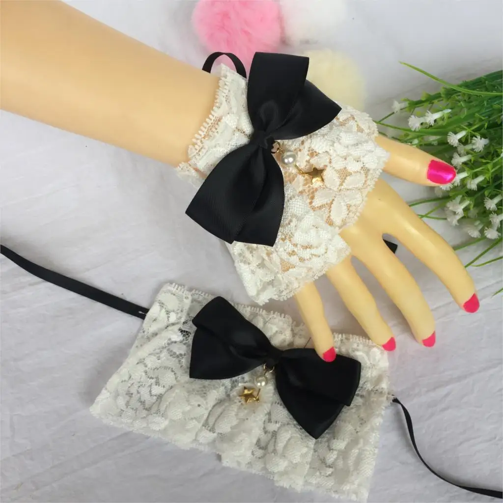 menina pulseiras lolita feito à mão pequenos acessórios