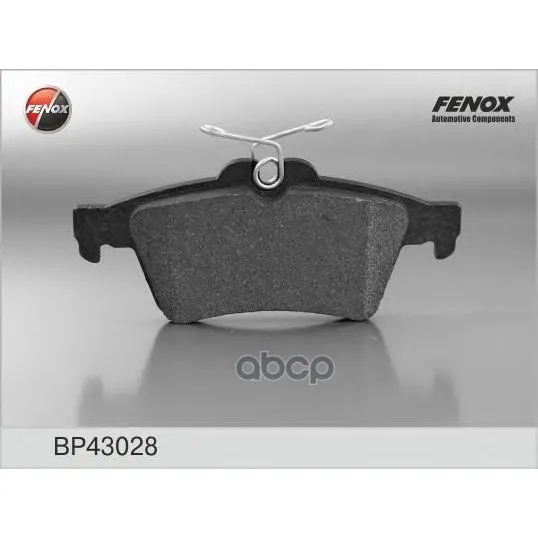 Колодки Задние Ford Focus Ii, Mazda 3/ 5, Citroen C5 08-, Opel Vectra C Bp43028 FENOX арт. BP43028