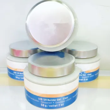 

LED/UV Builder Clear Gel - 56 g / 2 oz STRONG HARD Builder Gel clear 226g uv Gel Nail Polish Polygel