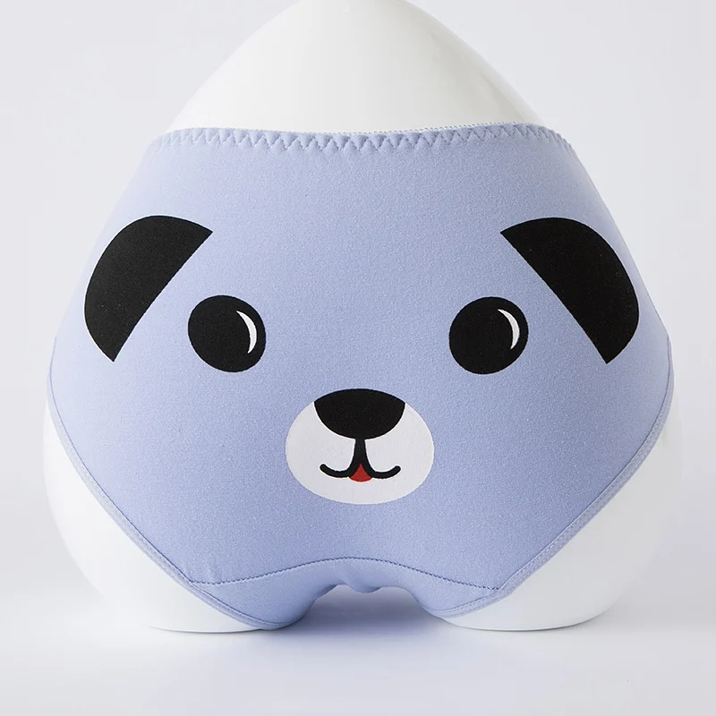 Luckymily милые мультяшные женские трусы с принтом Kawaii женские пикантные трусики нижнее белье дышащее комфортное нижнее белье из хлопка с низкой талией
