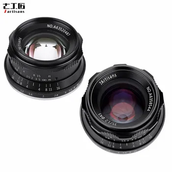 

lente para celular 7artisans 35mm f1.2 Large Aperture Manual Focus APC-S Mirrorless Camera Lens lentille camera lenses