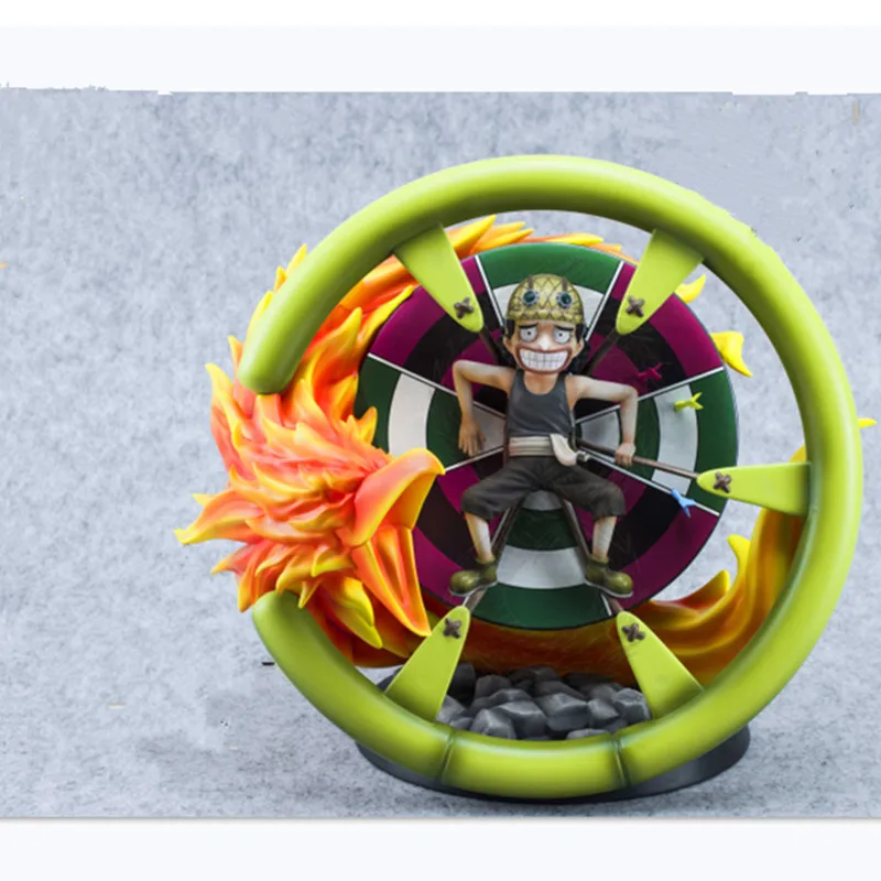 20,5 см Мультфильм одна деталь Usopp соломенная шляпа Пираты GK аниме милый лепить смолы фигурка Коллекция Модель игрушки M3461
