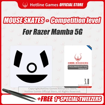 

Hotline Games 3.0 Competition Level Mouse Skates Mouse Feet Pad for Razer Mamba 5G Mouse 0.28mm/0.6mm Thickness