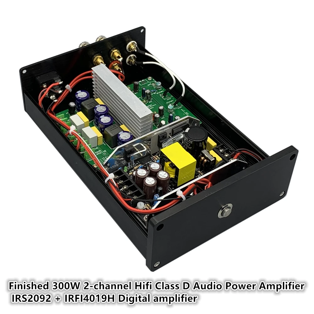 L15D IRS2092 готовой 300W 2-канальный Hi-Fi класса D аудио Мощность усилитель + IRFI4019H
