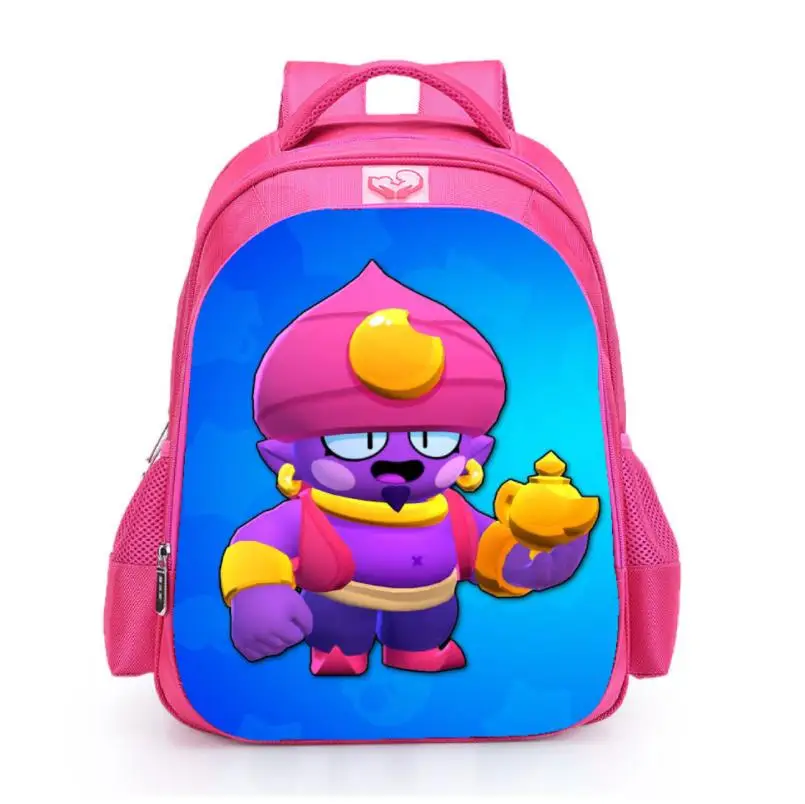 Модные рюкзаки, с цифровым 3d-рисунком, мобильная игра в пустыне, BrawlStars, школьная сумка для мальчиков и девочек, большой маленький