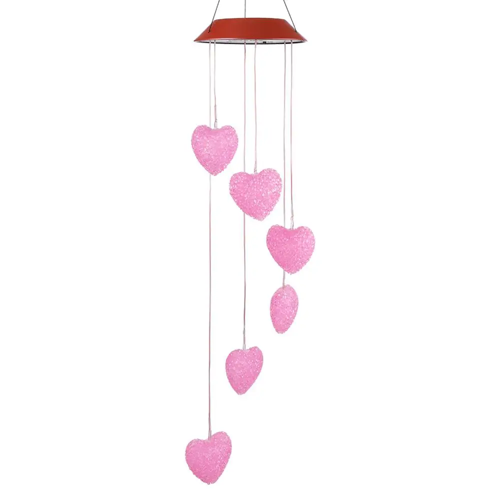 LED Solar Wind Chimes Outdoor Waterproof Color Changing Light Wind Chime for Home Party Garden Night kids room Decoration - Цвет: HW1029-5