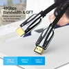 Vention HDMI кабель HDMI 2,1 кабель 8K @ 60Hz 4K @ 120Hz Ультра высокая скорость 48 Гбит/с для PS4 Mi TV Box сплиттер цифровой HDR HDMI 2,1 кабель ► Фото 2/6