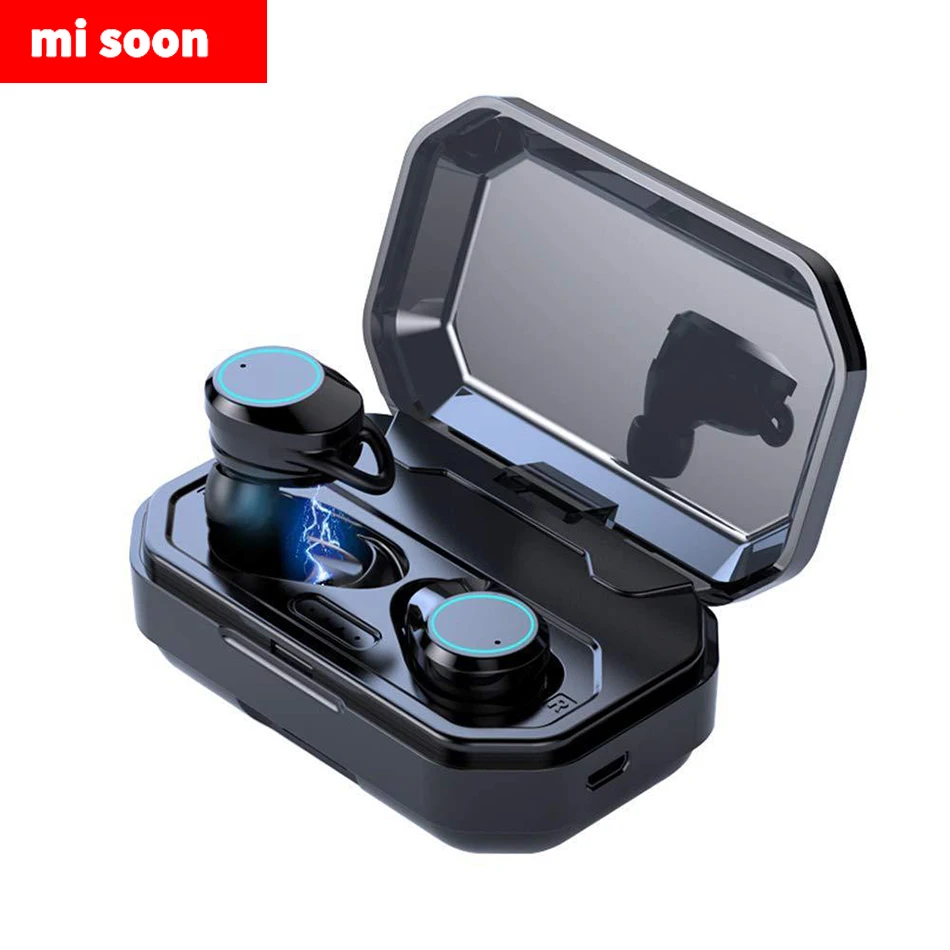 

X6 TWS wireless earphone Bluetooth 5.0 aterproof touch controlearphoneearphone with microphone 3000mAh charging box