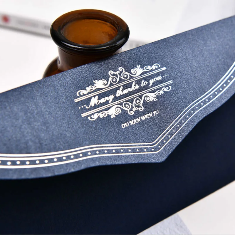 5 шт./упак. Конверты в стиле ретро с тиснением свадебные приглашения