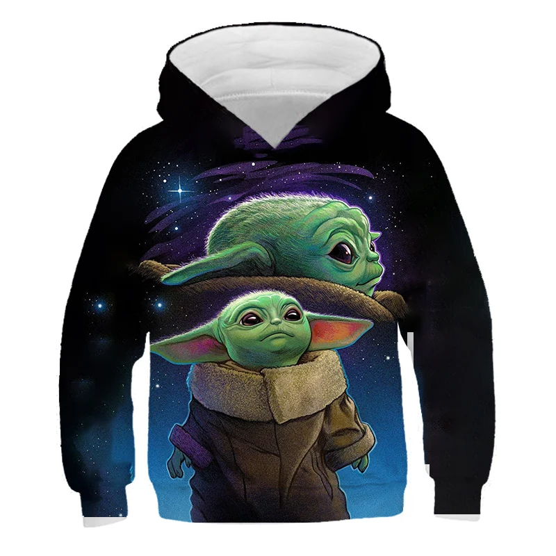 2020 производители Лидер продаж Детский комплект Yoda Униформа толстовка с капюшоном 3D для мужчин и женщин