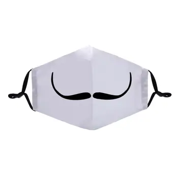 

New Adults Printing Face Masks Anti Dust Protection Mask Double Layer Fabric Mouth Masks For Unisex Washable Reusable Mask