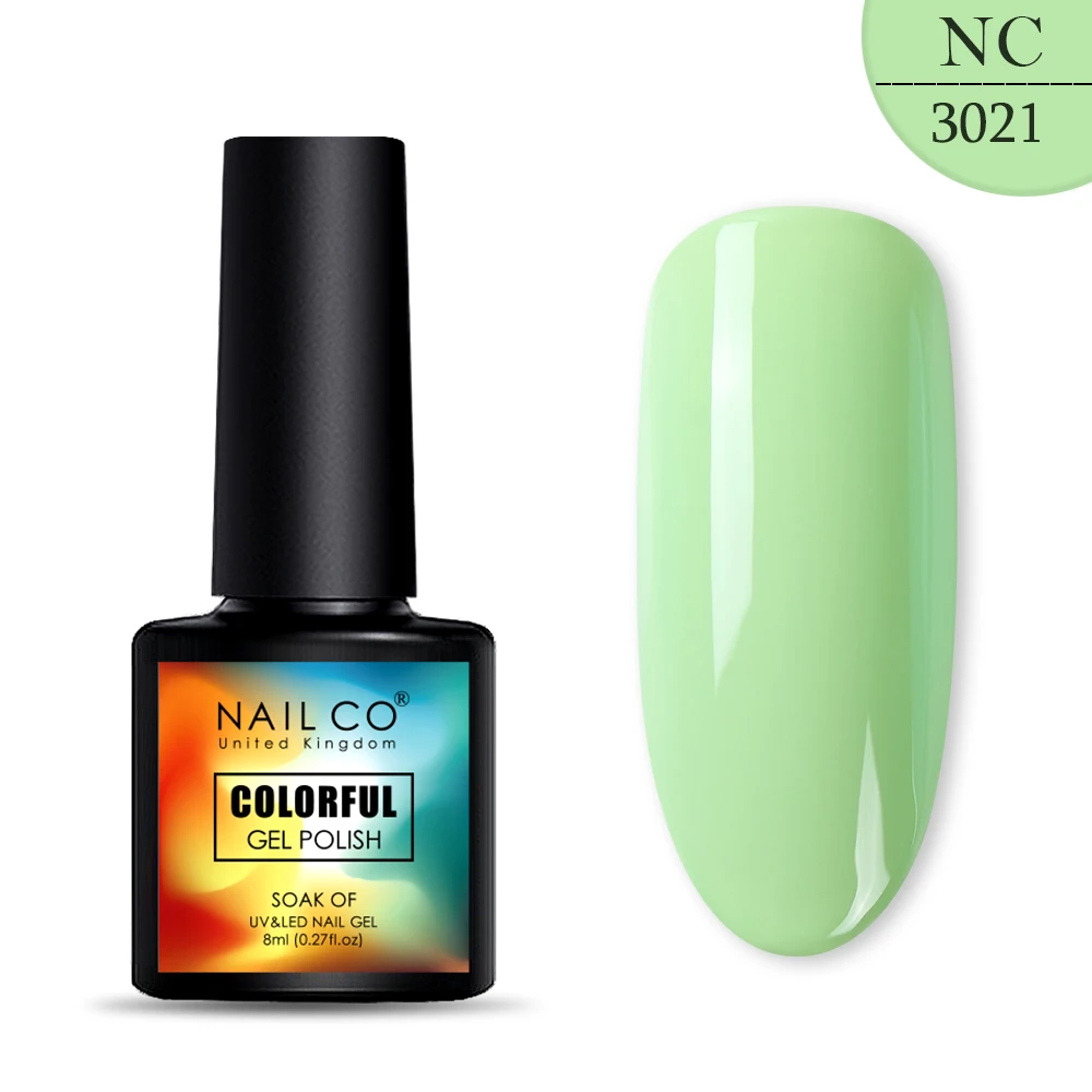 3021 NAILCO, 8 мл, 130 цветов, Гель-лак для ногтей Lucky color, Гель-лак для ногтей, дизайн ногтей, Гель-лак Esmalte Nails Lak Hybrid Soak Off - Цвет: 3021
