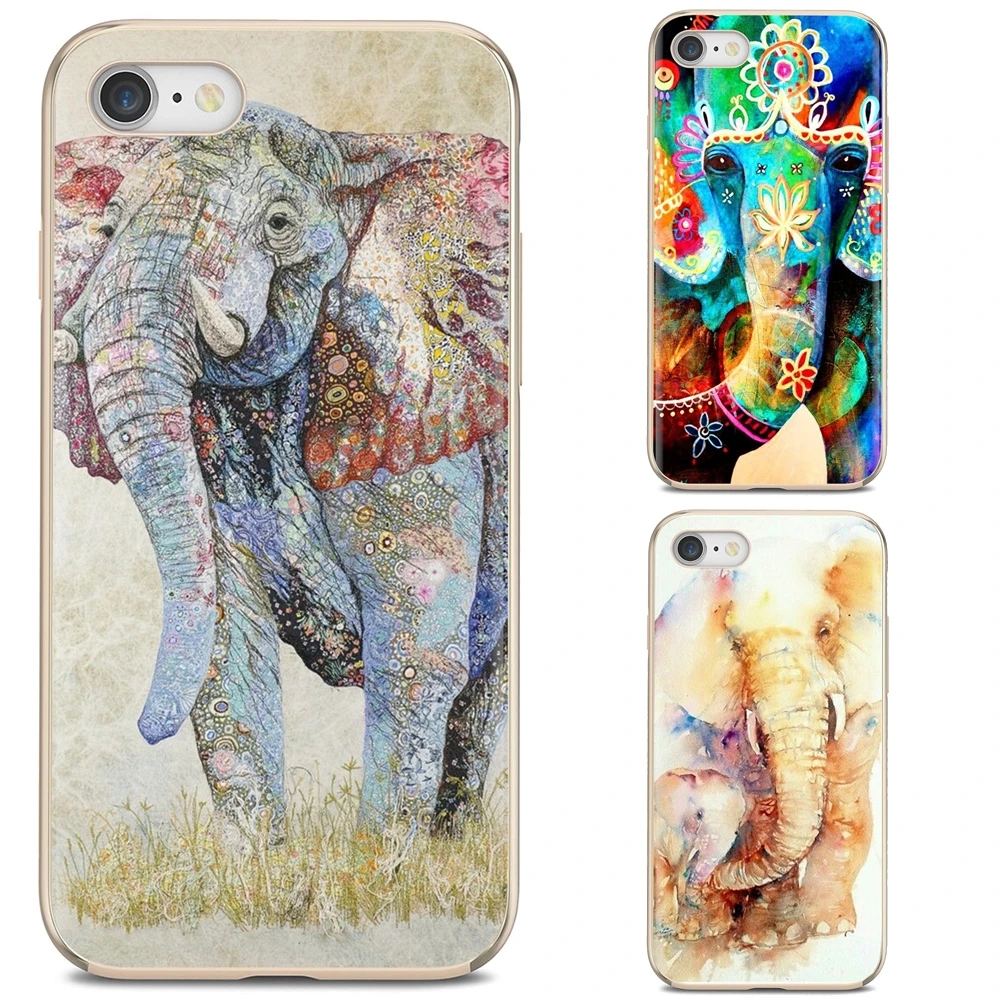Для iPhone iPod Touch 11 12 Pro 4 4S 5 5S SE 5C 6 6S 7 8 X XR XS Plus Max 2020 слон украшенный на Туманность