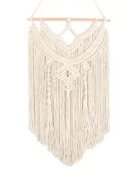 

Bohemian Macrame Wall Hanging Curtain Tapestry Boho Woven Knitted Tapestries Home Decoration