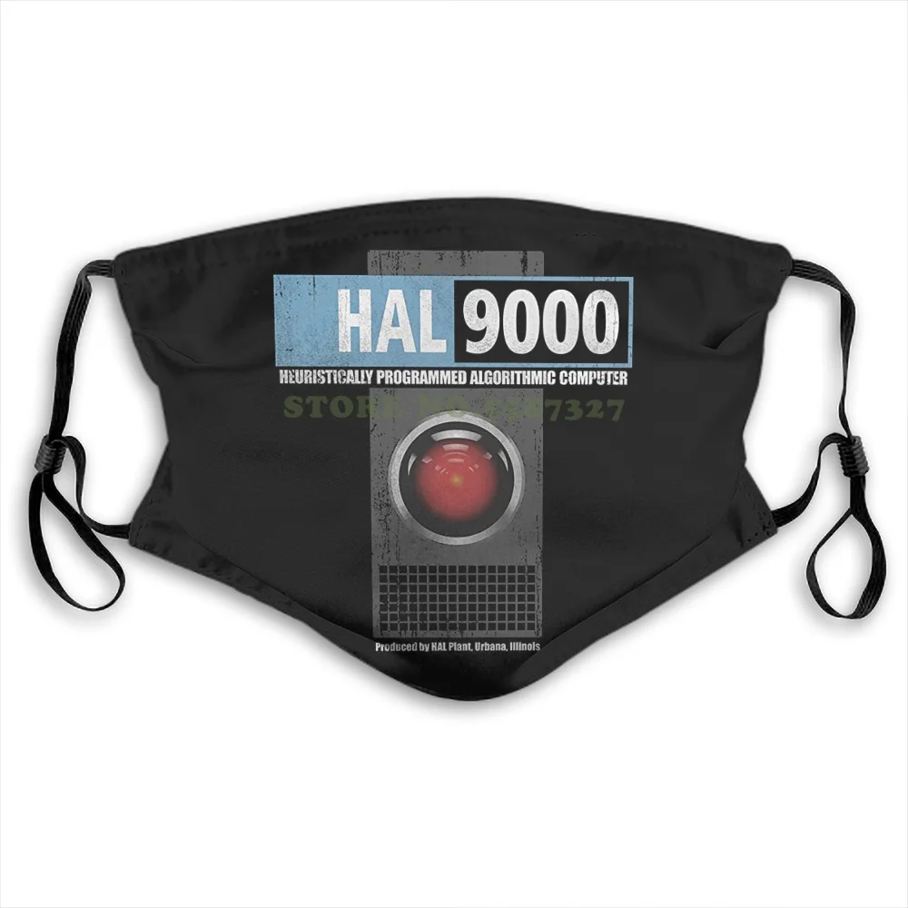 Маска для лица Hal 9000 8Ball оригинальные модные смешные дизайнерские белые черные