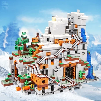 

2304PCS My World The Mountain Cave Building Blocks Bricks KIT DIY Toys Kid Birthday Gifts
